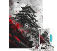 Puzzle per ragazzi da 1000 pezzi "Assedio in Scarlatto" Puzzle per adulti Gioco rompicapo Decorazione da parete Regalo di Natale e compleanno (Dimensioni 38x52cm)