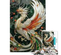 Puzzle per ragazzi da 1000 pezzi astratto fenice kintsugi puzzle per adulti gioco pratico ideale per le vacanze a casa per passare il tempo come regalo per tutta la famiglia (dimensioni 38x52cm)