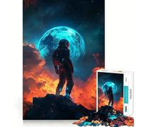 Puzzle per ragazzi da 1000 pezzi: astronauta su pianeta alieno Gioco divertente e rilassante,ideale per stimolare la mente e creare un'atmosfera piacevole Regalo di Natale per il tempo libero 50x75cm