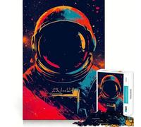 Puzzle per ragazzi da 1000 pezzi Astronauti Ascesa alla Luna Giunzioni lisce Divertente Giocattolo per lo sviluppo della mente Gioco rilassante Divertente Decorazione Regalo di compleanno (50x75cm)