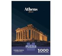 Puzzle Per Ragazzi Da 1000 Pezzi Athens Parthenon at Dusk Puzzle Giochi Rilassanti Ma Divertenti E Spiritosi Regali Di Compleanno E Unici 70x50cm/1000pcs