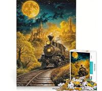 Puzzle per ragazzi da 1000 pezzi "Attraversando il Paese dei Sogni", giochi rilassanti, sfida impegnativa, collezione d'artista, belle arti 50x75cm