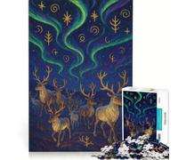 Puzzle per ragazzi da 1000 pezzi Aurora Guardians, gioco interattivo, ideale per passare il tempo durante le vacanze, con poster e foglio di curiosità abbinati, 38x52cm