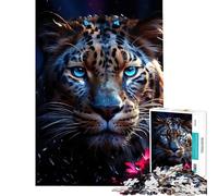 Puzzle per ragazzi da 1000 pezzi Avventure del leopardo sfida educativa taglio di precisione gioco pratico per ragazzi dai 14 anni in su del puzzle 50x75cm