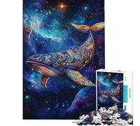 Puzzle per ragazzi da 1000 pezzi Balena nel cosmo Gioco interattivo e stimolante per l'intelletto Ottimo regalo per gli amanti dei giochi Una sfida impegnativa (dimensioni 38x52cm)