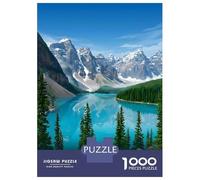 Puzzle Per Ragazzi Da 1000 Pezzi Banff National Park Vintage Puzzle Per Ragazzi Gioco Pratico Sfida Difficile Regali Unici Per Compleanno E Natale 52x38cm/1000pcs