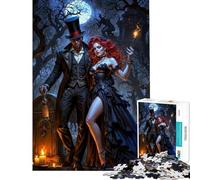 Puzzle per ragazzi da 1000 pezzi Baron Samedi Puzzle per adulti Giochi rilassanti Regali per donne Regali unici di compleanno e Natale (Dimensioni 38x26cm)
