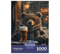 Puzzle Per Ragazzi Da 1000 Pezzi Bear's Winter Brew-3 Puzzle Per Adulti Giocattolo Decorazione Da Parete Un'opera D'arte Regali Unici Per Compleanno E Natale 38x26cm/1000pcs