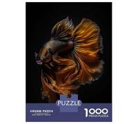 Puzzle Per Ragazzi Da 1000 Pezzi Betta Fish Gold Balck Puzzle Per Adulti Giocattolo Decorazione Da Parete Un'opera D'arte Regali Unici Per Compleanno E Natale 38x26cm/1000pcs