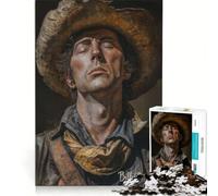 Puzzle per ragazzi da 1000 pezzi Billy the Kid il cowboy, giocattolo antistress, rilassante per la mente, compleanni e occasioni speciali 38x26cm