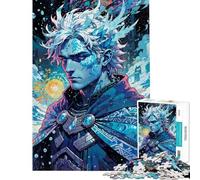 Puzzle per ragazzi da 1000 pezzi Boreas︰ Frost Principe dei Venti del Nord Puzzle per adulti Giochi rilassanti Assemblaggio di modelli Regali di Natale e compleanno (dimensioni 38x26cm)