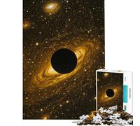 Puzzle per ragazzi da 1000 pezzi Buco nero nella galassia Puzzle per adulti divertente gioco che migliora la memoria compleanno e Natale (dimensioni 38x52cm)