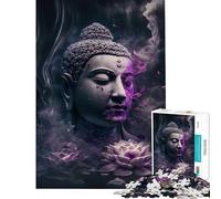 Puzzle per ragazzi da 1000 pezzi Buddha V Gioco per famiglie Giocattolo avvincente per coltivare la pazienza Ottimo regalo per i giochi Migliora la memoria (Dimensioni 38x52cm)