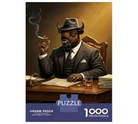 Puzzle Per Ragazzi Da 1000 Pezzi Buffalo Crime Lord Puzzle Giochi Rilassanti Difficili Divertenti Attività A Casa, 70x50cm/1000pcs