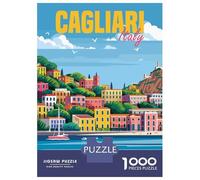 Puzzle Per Ragazzi Da 1000 Pezzi Cagliari Italy Puzzle Antistress Giocattoli Difficili Regali Di Compleanno E Unici 52x38cm/1000pcs