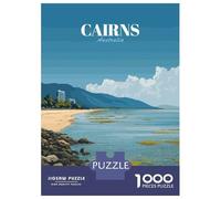 Puzzle Per Ragazzi Da 1000 Pezzi Cairns Australia Beach Landscape Puzzle Per Adulti Giochi Per Famiglie Taglio Di Precisione Attività Divertenti A Casa 52x38cm/1000pcs