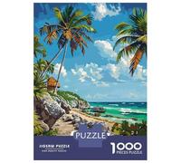 Puzzle Per Ragazzi Da 1000 Pezzi Cancun Mexico Beach Paradise Puzzle Per Adulti Gioco Pratico Per Divertimento in Famiglia Attività Divertenti A Casa, 70x50cm/1000pcs