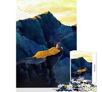 Puzzle per ragazzi da 1000 pezzi Case Solitarie Giochi Educativi Giocattolo Didattico Decorazione da Parete Allena la Tua Mente e le Tue Mani (38x26cm)