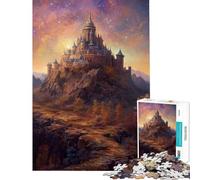 Puzzle per ragazzi da 1000 pezzi "Castello dei sogni" - Attività divertenti da fare in casa - Decorazione perfetta - Gioco rompicapo per ragazzi dai 14 anni in su - 38x26cm