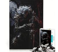 Puzzle per ragazzi da 1000 pezzi: Cavalieri Oscuri e la Guardia Eterna, gioco rilassante, antistress, regalo di compleanno o per occasioni speciali 50x75cm