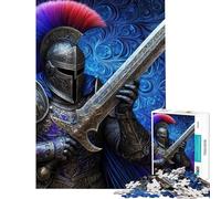 Puzzle per ragazzi da 1000 pezzi Cavalieri Splendenti Veglia Puzzle per ragazzi Taglio di precisione Difficile e sfida Rompicapo Gioco per famiglie 38x26cm