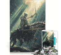 Puzzle per ragazzi da 1000 pezzi "Cavalleria maledetta - Ultima resistenza", gioco educativo, difficoltà elevata, collezione d'artista, belle arti 50x75cm