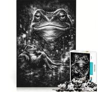 Puzzle per ragazzi da 1000 pezzi, Chill Frog Urban Street Vibe, giocattolo antistress, rilassante per la mente, compleanni e occasioni speciali 38x26cm