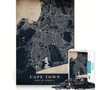 Puzzle per ragazzi da 1000 pezzi,Città del Capo,Sudafrica,ritagli precisi,decorazione creativa,divertente,gioco di pace,pezzo d'arte natalizio (50x75cm)