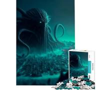 Puzzle per ragazzi da 1000 pezzi Cittadella sottomarina gioco stimolante giocattolo educativo migliora la memoria regalo di Babbo Natale segreto (dimensioni 75x50cm)