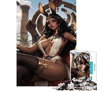 Puzzle per ragazzi da 1000 pezzi Cleopatra Regina dei Dolci Gioco educativo di analisi e logica per ragazzi dai 14 anni in su (38x26cm)