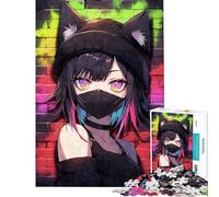 Puzzle per ragazzi da 1000 pezzi colorato con graffiti Nekomimi Giocattolo avvincente per coltivare la pazienza Gioco per famiglie adatto anche alle coppie Ottimo regalo per gli amanti del gioco