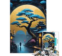 Puzzle per ragazzi da 1000 pezzi con albero bonsai vintage gioco rilassante gioco intellettuale regalo per donne e uomini un'opera d'arte (dimensioni 50x75cm)