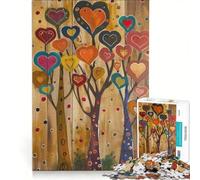 Puzzle per ragazzi da 1000 pezzi con albero dell'amore gioco rilassante analisi e logica regalo di compleanno regalo di viaggio 50x75cm