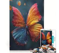 Puzzle per ragazzi da 1000 pezzi con ali baciate dalla rugiada, gioco rilassante, divertente antistress, regalo di compleanno o originale 38x26cm