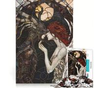 Puzzle per ragazzi da 1000 pezzi con angeli e demoni, gioco impossibile, regalo di compleanno, compleanno e altre occasioni 38x26cm