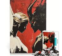 Puzzle per ragazzi da 1000 pezzi con angeli e demoni, gioco rompicapo, interazione genitore-figlio, regalo di compleanno, regalo 38x26cm