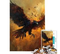 Puzzle per ragazzi da 1000 pezzi con aquila in volo Un'opera d'arte che stimola la mente e favorisce il relax Adatto a persone dai 14 anni in su (50x75cm)