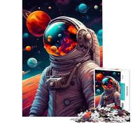 Puzzle per ragazzi da 1000 pezzi con astronauta nello spazio gioco rilassante e stimolante per l'intelletto uomini e donne Un'opera d'arte (dimensioni 50x75cm)