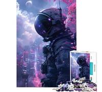Puzzle per ragazzi da 1000 pezzi con astronauti futuristici Giocattolo avvincente per coltivare la pazienza Gioco per famiglie adatto anche alle coppie Ottimo regalo per gli amanti del gioco (38x26cm)