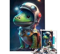 Puzzle per ragazzi da 1000 pezzi con astronauti spazio e dinosauri Giocattolo educativo e pratico per alleviare lo stress Ottimo regalo per gli amanti dei giochi (dimensioni 75x50cm)