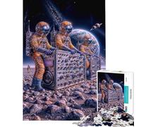 Puzzle per ragazzi da 1000 pezzi con astronauti spazio rock e musica Puzzle per adulti giochi per famiglie sfida impegnativa attività divertenti da fare a casa (dimensioni 38x52cm)