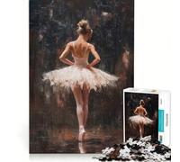 Puzzle per ragazzi da 1000 pezzi con ballerina protagonista, gioco antistress, rilassante per la mente, idea regalo unica per compleanni e altre occasioni 38x26cm