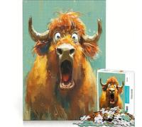 Puzzle per ragazzi da 1000 pezzi con bisonti fantasiosi giochi rilassanti analisi e logica regalo di compleanno regalo di viaggio 38x52cm