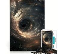 Puzzle per ragazzi da 1000 pezzi con buco nero nello spazio,incastro perfetto,gioco creativo,ideale per il tempo libero e come regalo di Natale 38x52cm