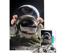 Puzzle per ragazzi da 1000 pezzi con casco da astronauta sulla Luna ideale per compleanni e Natale Giocattolo per rafforzare i ricordi decorazione da parete Adatto a persone dai 14 anni in su