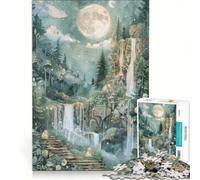 Puzzle per ragazzi da 1000 pezzi con collage ad acquerello di cuccioli d'orso Un gioco rompicapo divertente e spiritoso compleanni e Natale 50x75cm