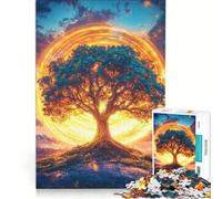 Puzzle per ragazzi da 1000 pezzi con curiosità sugli alberi giochi rilassanti e divertenti da fare in casa dal design accattivante 50x75cm