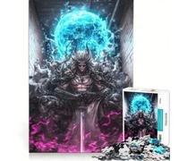 Puzzle per ragazzi da 1000 pezzi con demone, portale e samurai, gioco educativo, decorazione perfetta, lista dei desideri con Babbo Natale 50x75cm