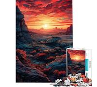 Puzzle per ragazzi da 1000 pezzi con dipinto ad olio del deserto roccioso gioco per famiglie ideale per le vacanze a casa per passare il tempo regali di Natale e compleanno (dimensioni 38x26cm)