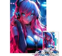 Puzzle per ragazzi da 1000 pezzi con dolce ragazza demone ideale per compleanno e Natale Decorazione perfetta Gioco impossibile per ragazzi dai 14 anni in su (38x52cm)